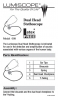 View Instructions for Use - Dual Head Stethoscope pdf
