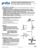View Assembly & Operation Instructions - Grafco® Deluxe Gooseneck Exam Lamp with Mobile Base/Clutch-Collar Lock pdf