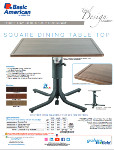 Quick Ship Dining Tables PDF Icon