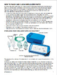 How to Wash and Clean Nebulizer Parts