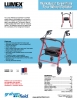 View Product Sheet - Walkabout Essentials Four Wheel Rollator pdf