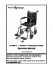 View Operation Manual - Steel Transport Chair pdf