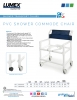 View Assembly & Operation Instructions - PVC Shower Commode Chair (English & Español) pdf