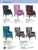 View Product Sheet  - CAE4830 Queen Anne Wing Back 2-Position Recliner pdf
