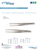 View Product Sheet - Thumb Dressing Forceps pdf