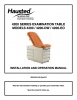 View Installation and Operation Manual - Exam Table With Three Pass-Through Drawers, Two Storage Drawers and Stirrups pdf
